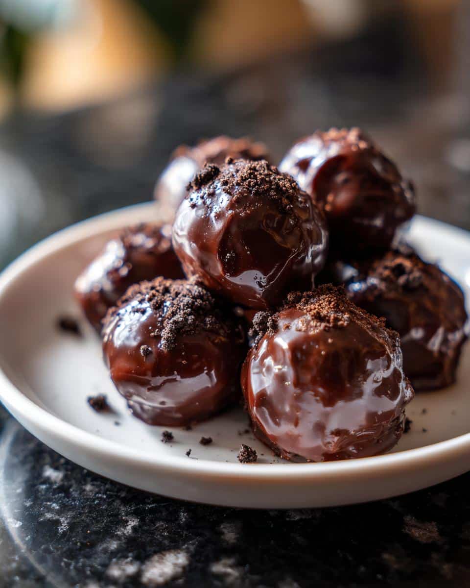 Mini Oreo chocolate balls - detail 2