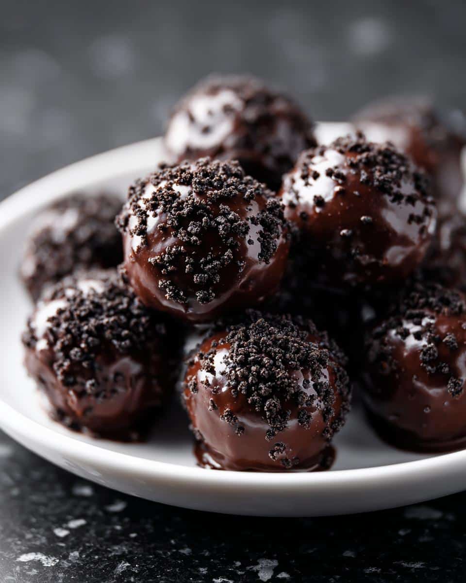 Mini Oreo chocolate balls - detail 3