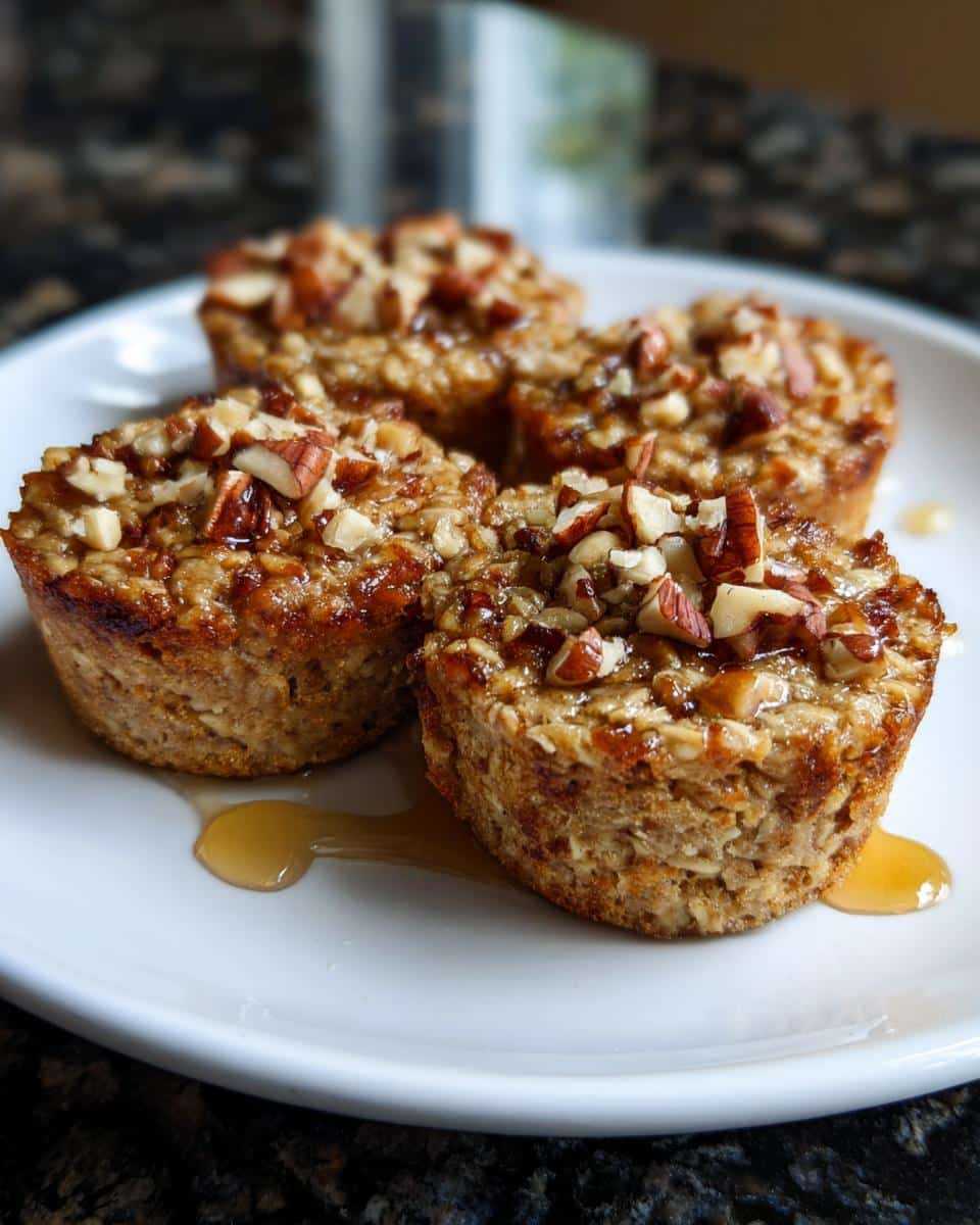 Mini banana oat cups - detail 1