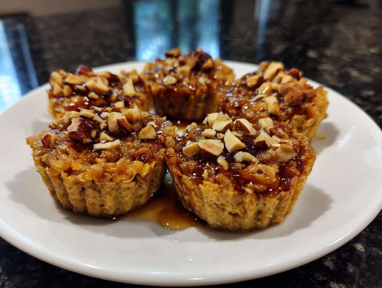 Mini banana oat cups