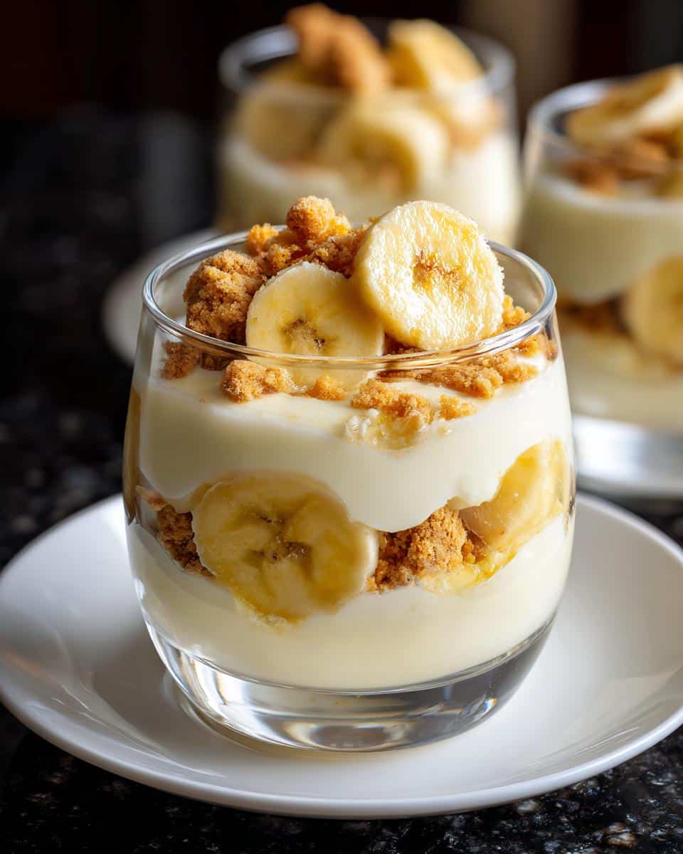 Mini banana pudding cups - detail 3