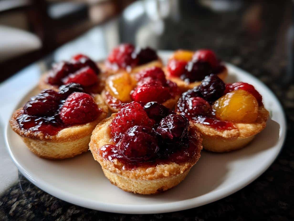 Mini berry tart bites