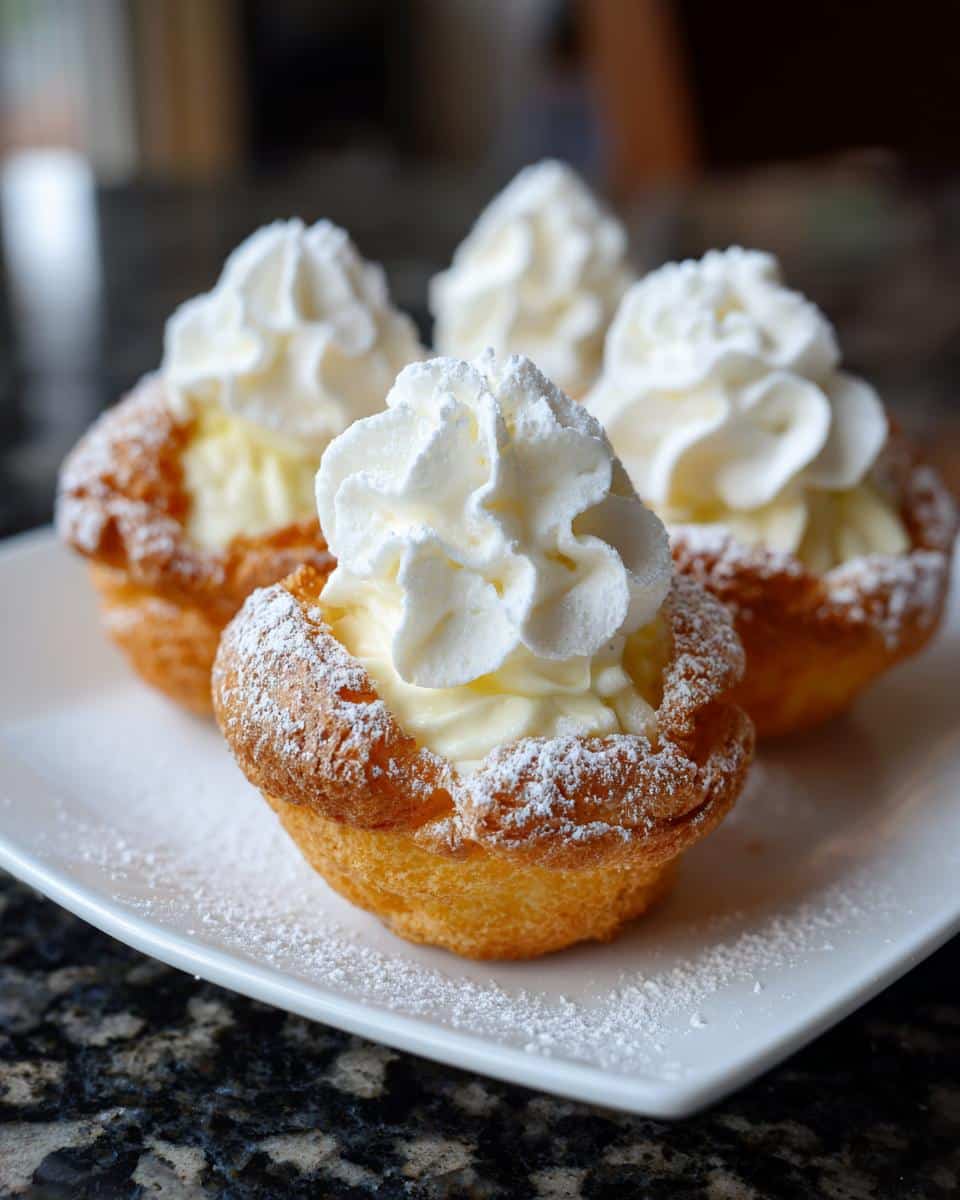 Mini biscuit & cream cups - detail 2