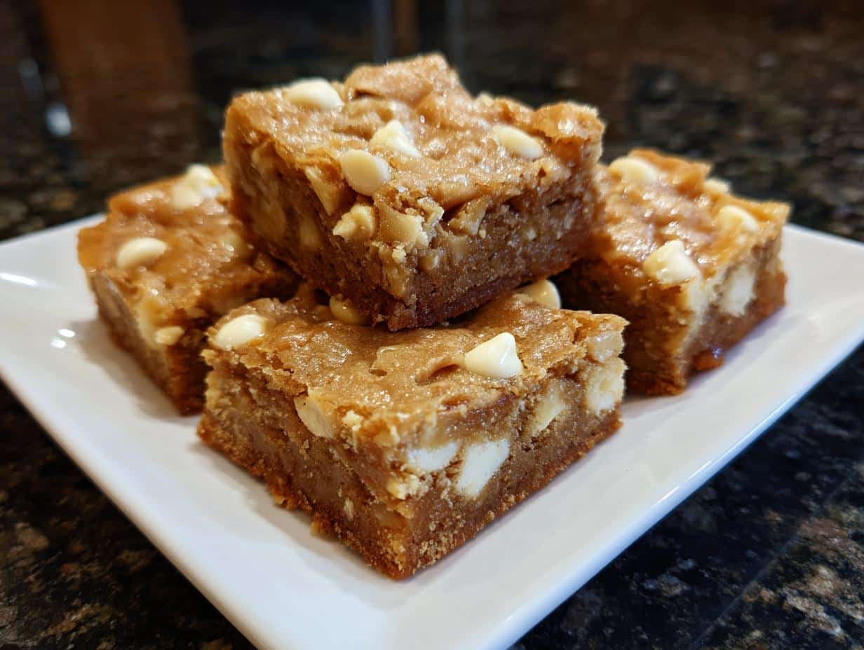 Mini blondie squares