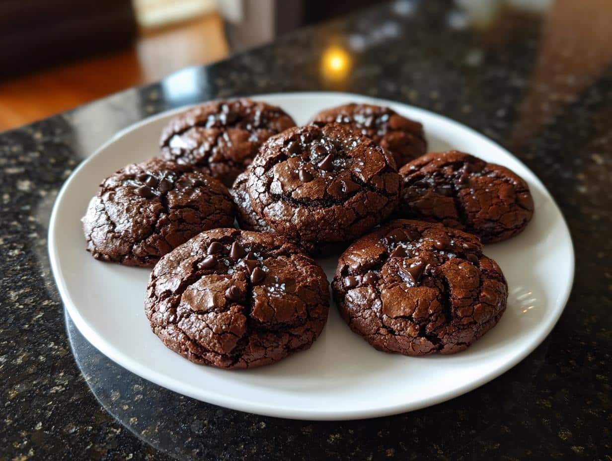 Mini brownie cookie hybrids