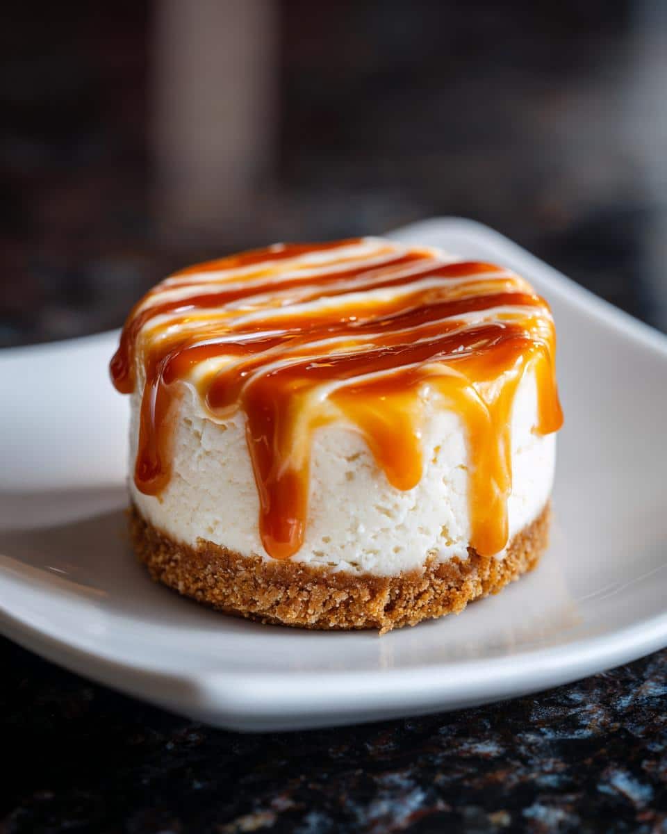 Mini caramel cheesecake - detail 3