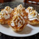 Mini caramel cream cups