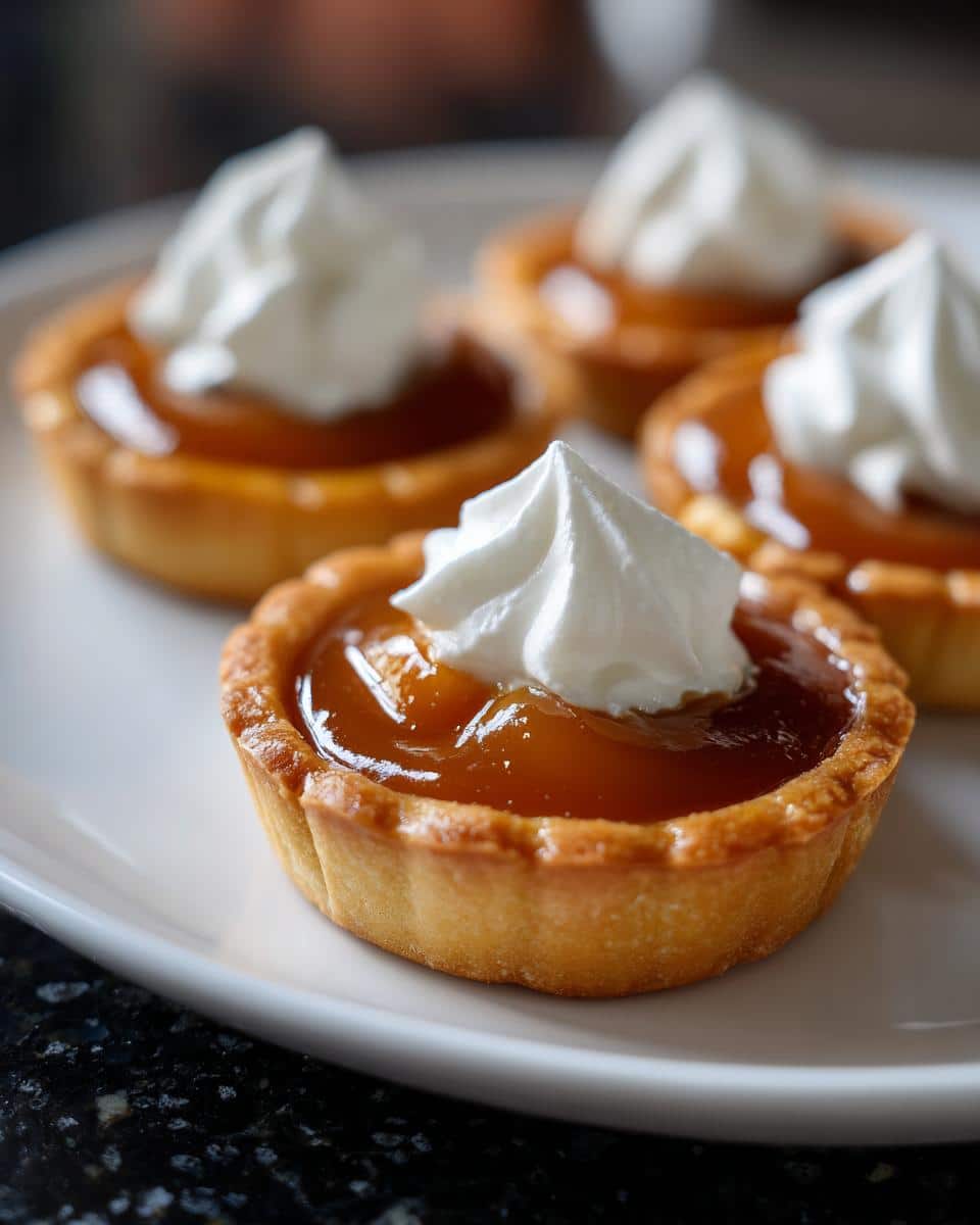 Mini caramel tartlets - detail 1