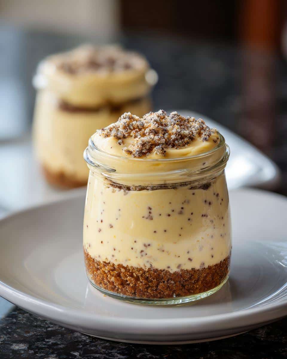 Mini cheesecake in jars - detail 3