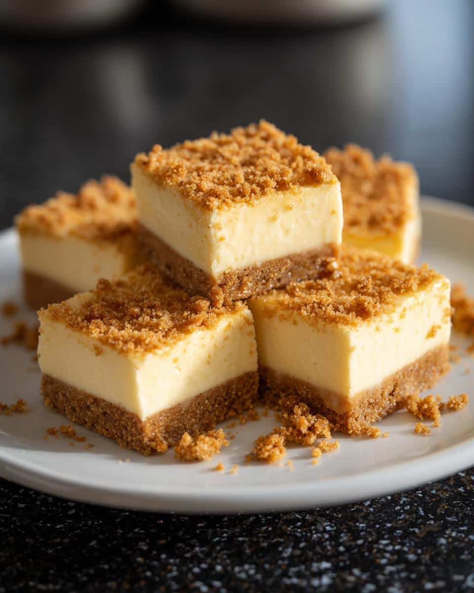 Mini cheesecake squares - detail 3