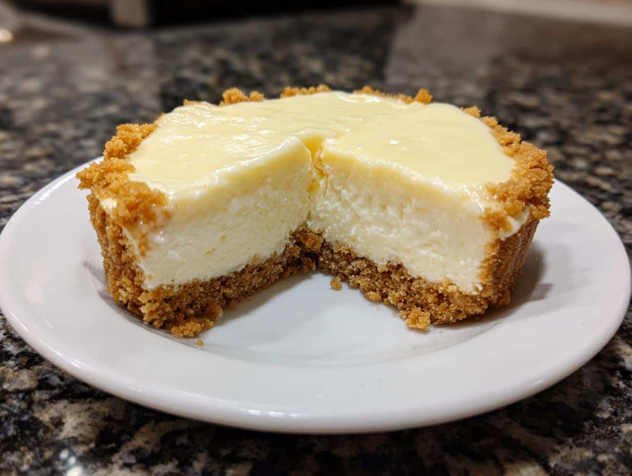 Mini cheesecake with biscuit base