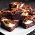 Mini chocolate cheesecake brownies