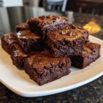 Mini chocolate cookie squares