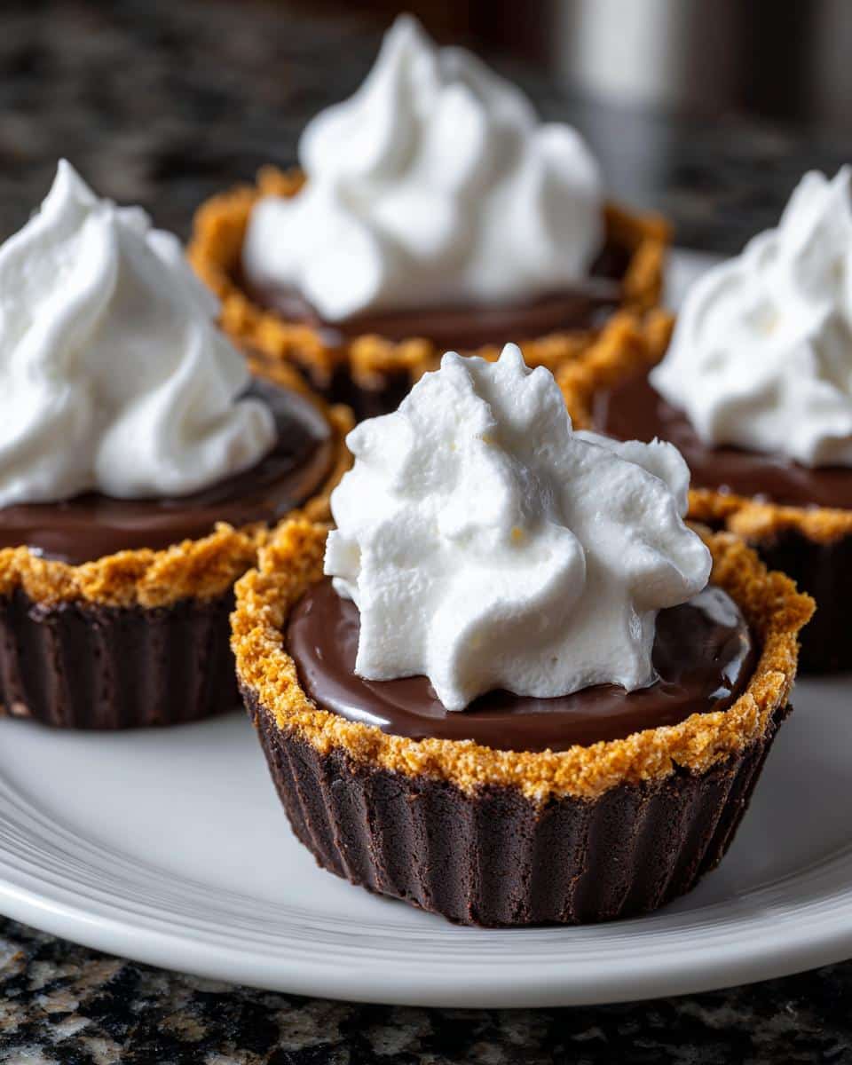 Mini chocolate cream cups - detail 1