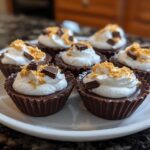 Mini chocolate cream cups