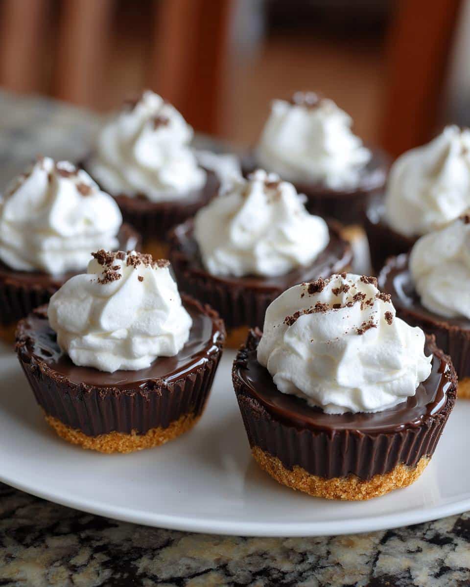 Mini chocolate cream cups - detail 2