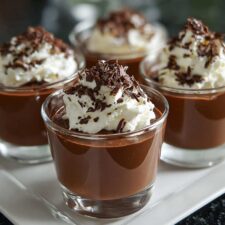 Irresistible Mini Chocolate Pudding Shots in Just 1 Hour