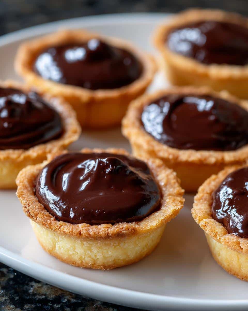 Mini chocolate tartlets - detail 1