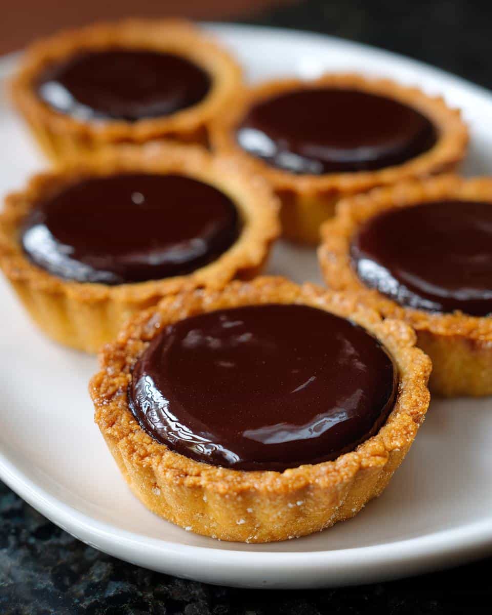 Mini chocolate tartlets - detail 2