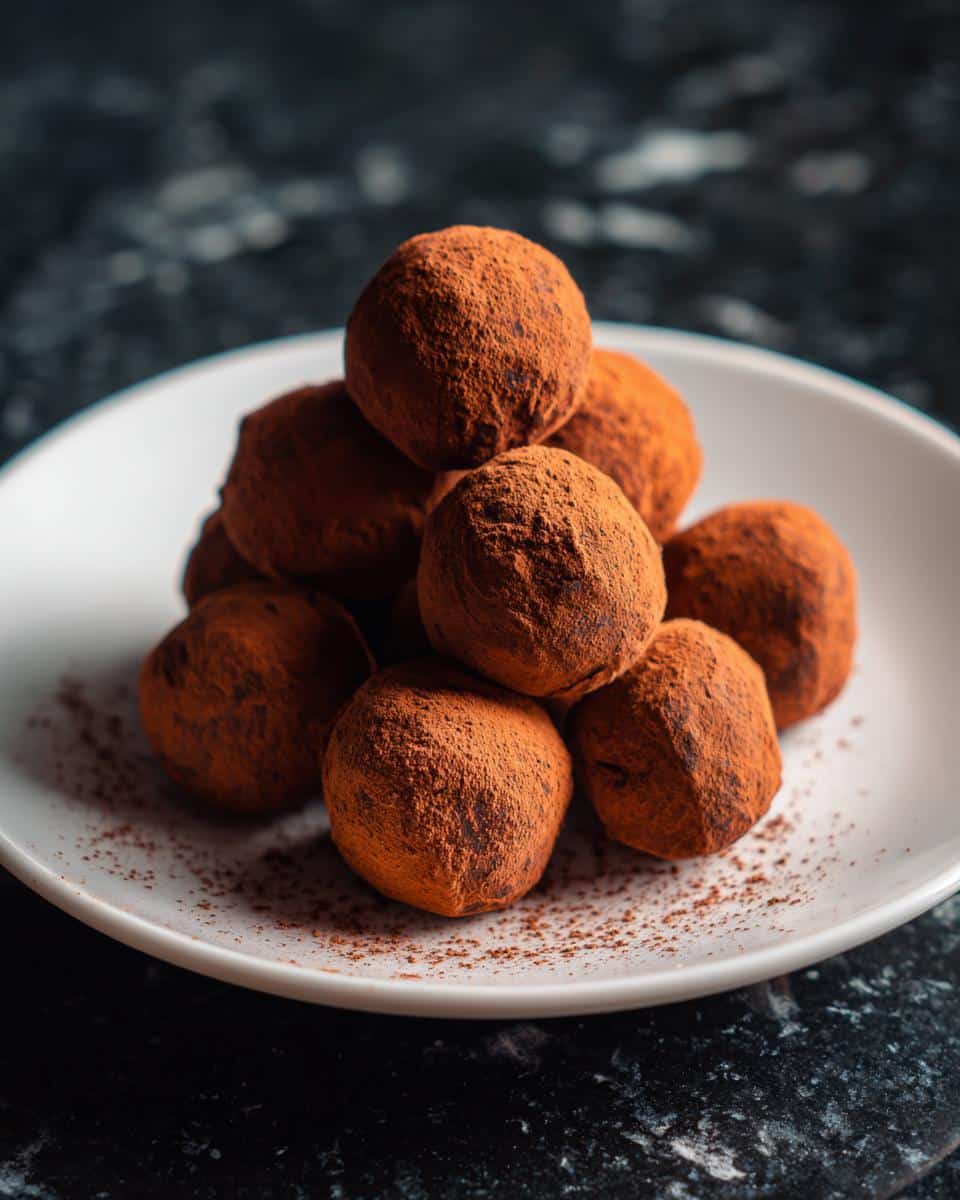 Mini chocolate truffles - detail 1