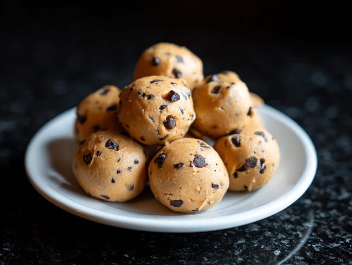 Mini cookie dough bites