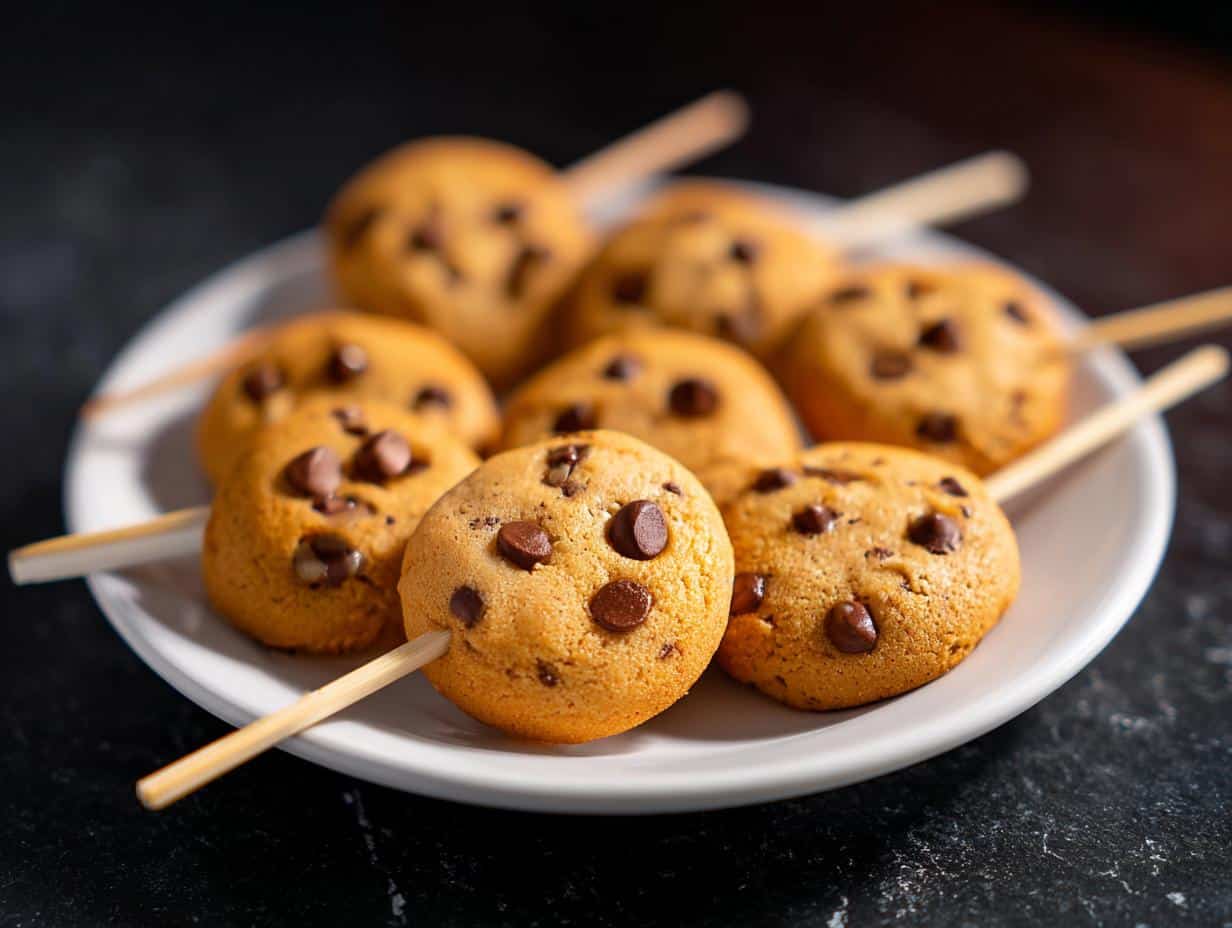Mini cookie pops