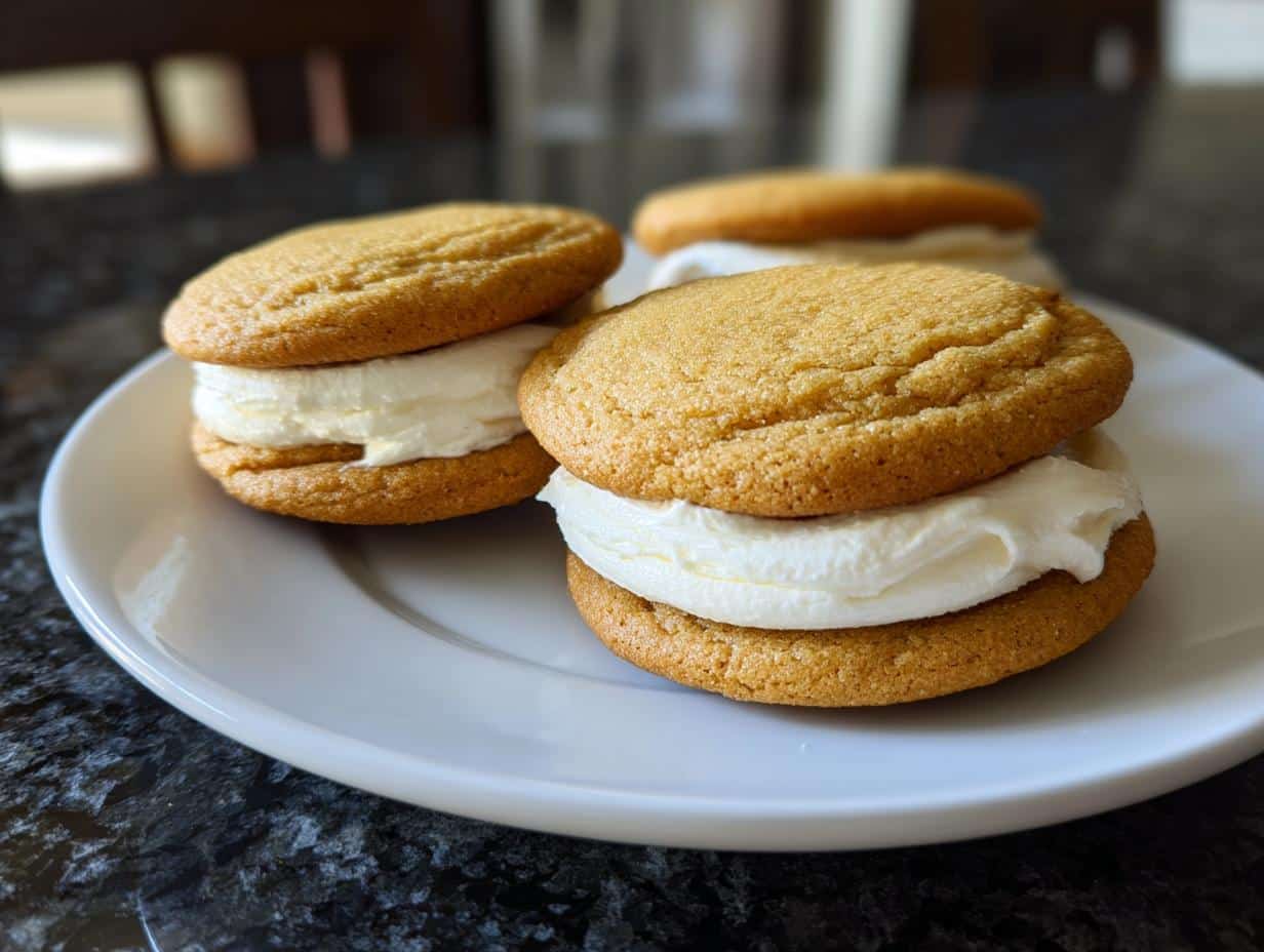 Mini cookie sandwiches