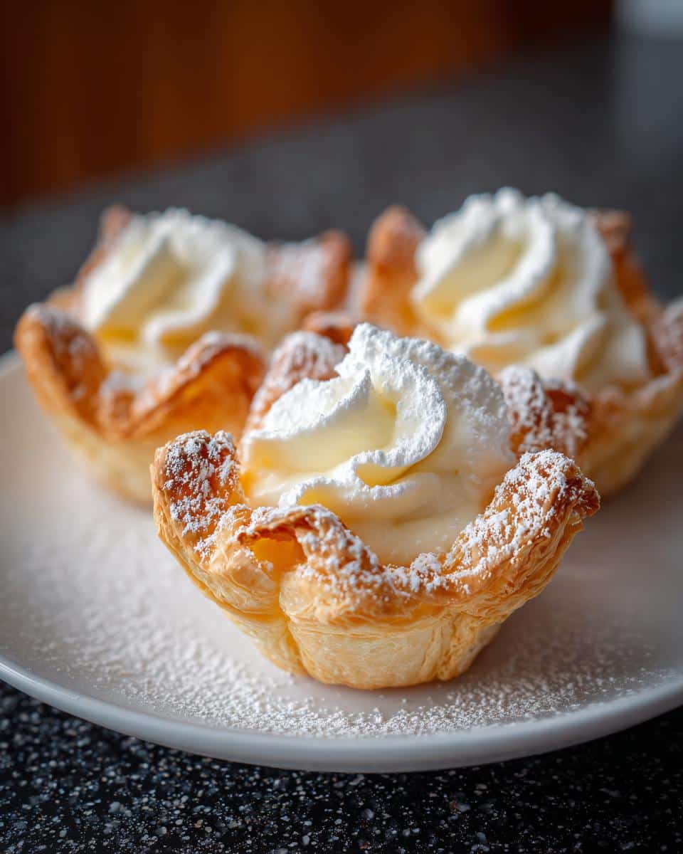 Mini cream pastry cups - detail 1