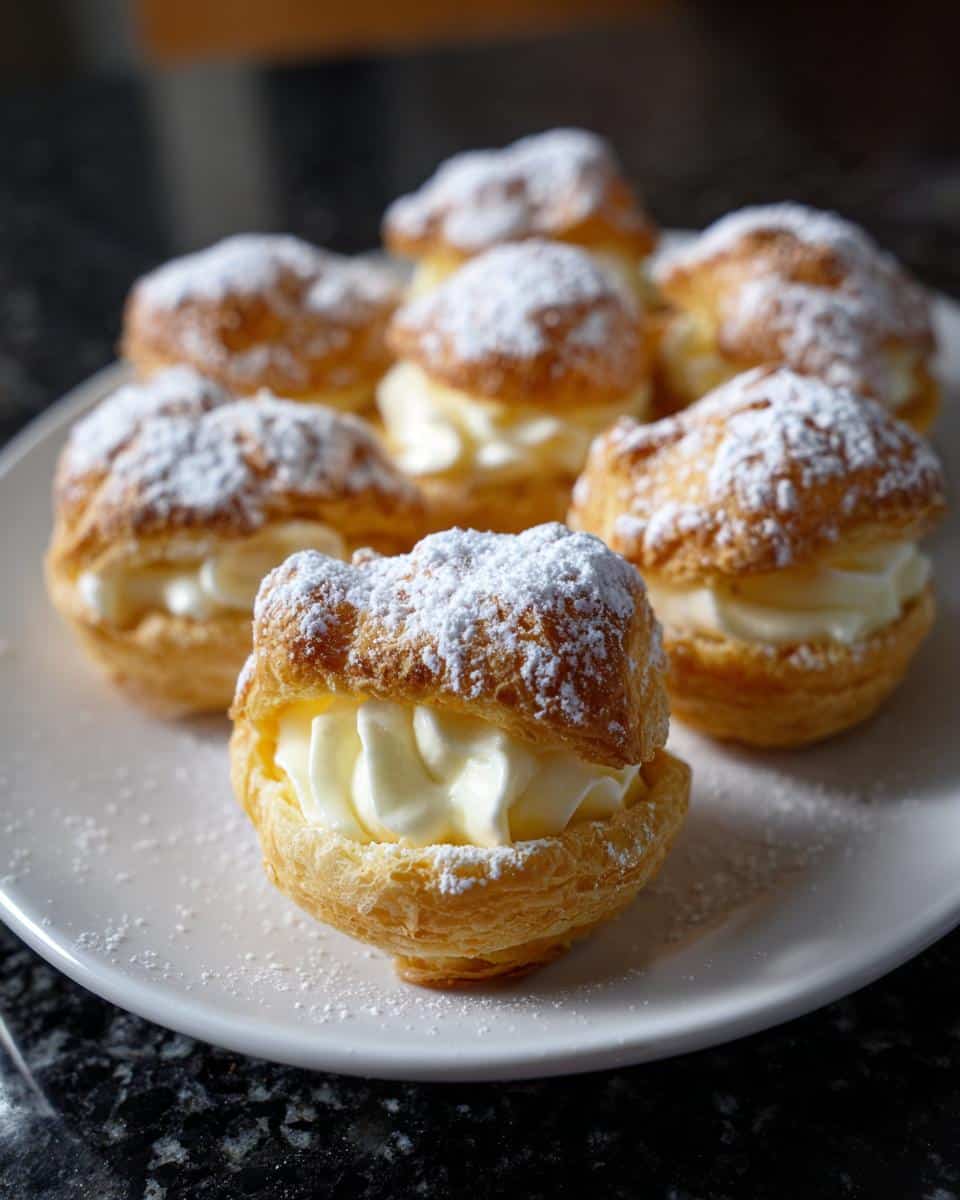 Mini cream pastry cups - detail 2