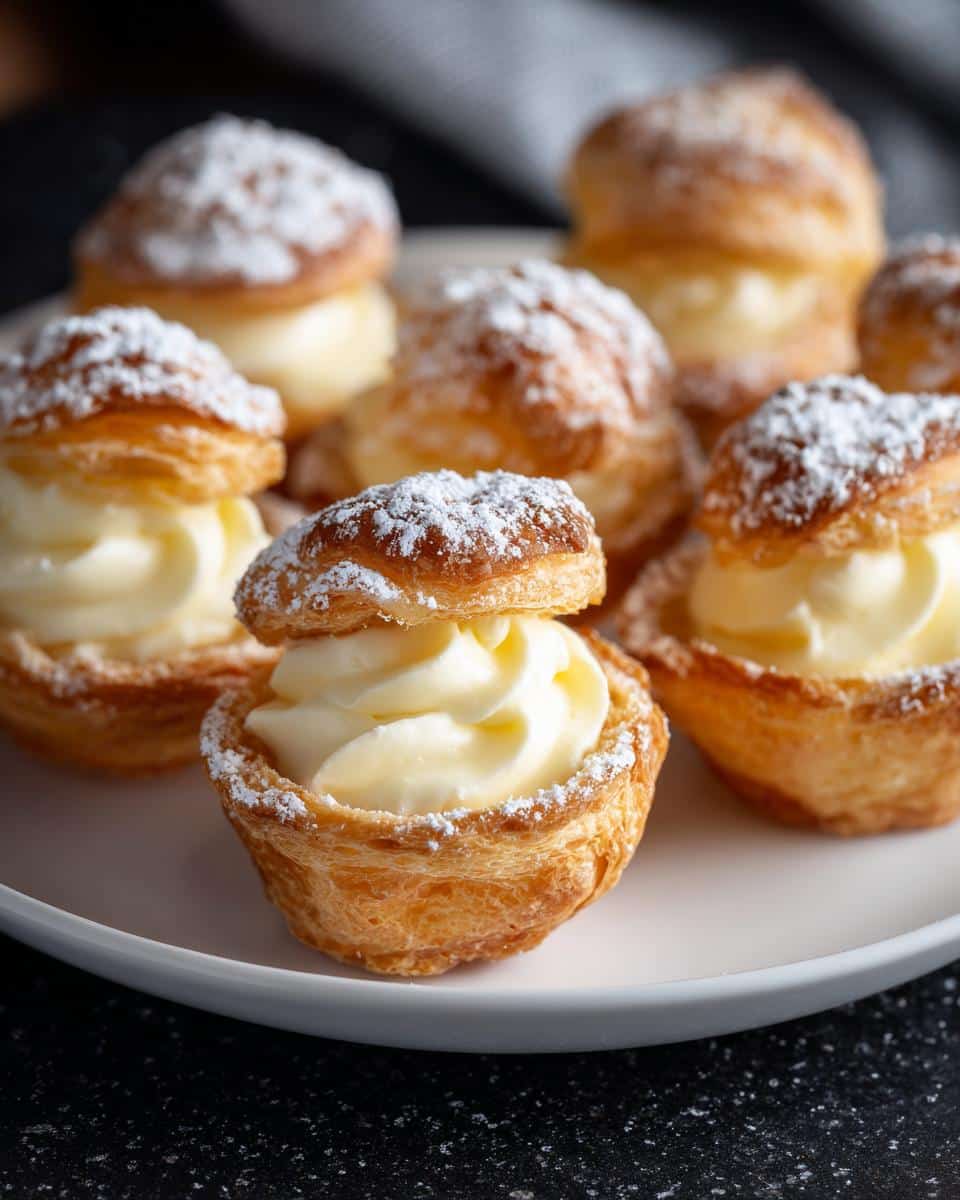 Mini cream pastry cups - detail 3