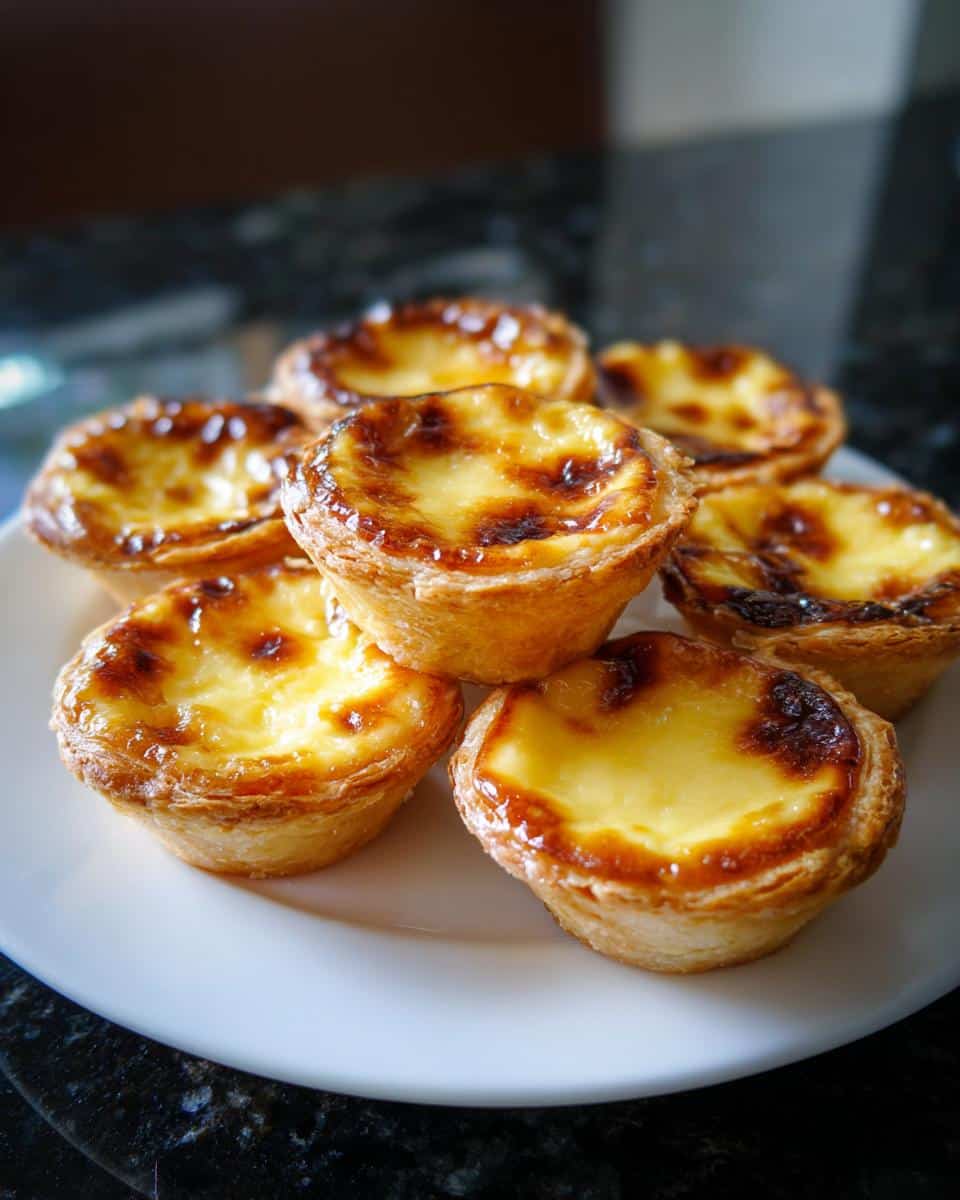 Mini custard tarts - detail 1