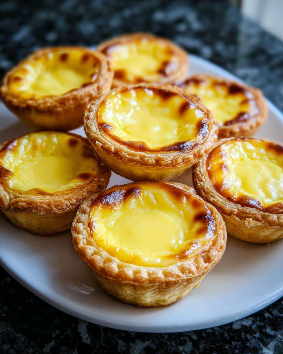 Mini custard tarts - detail 2