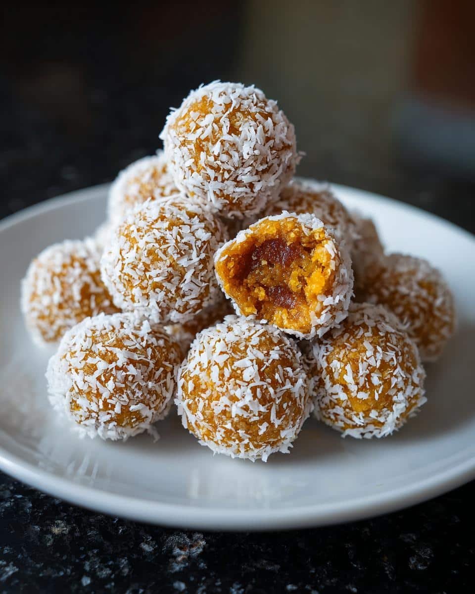 Mini date & nut balls - detail 1