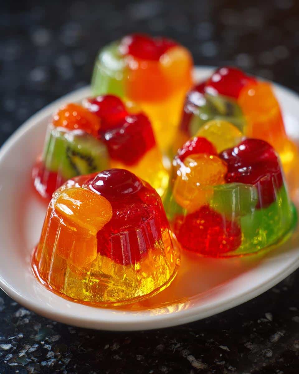 Mini fruit jelly cups - detail 1