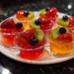 Mini fruit jelly cups