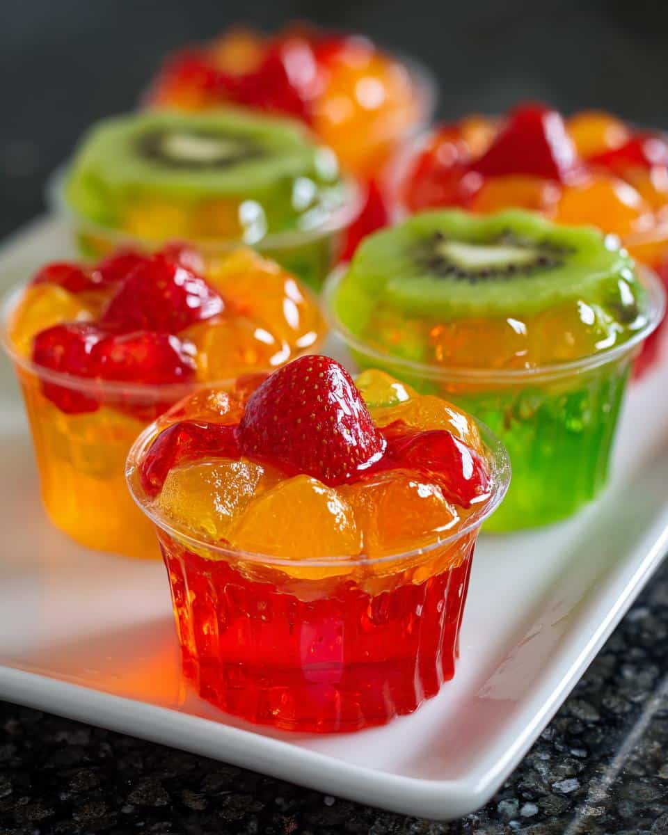 Mini fruit jelly cups - detail 2