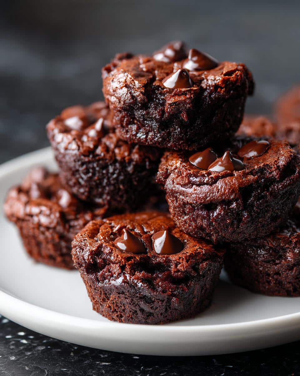 Mini fudge brownies - detail 3