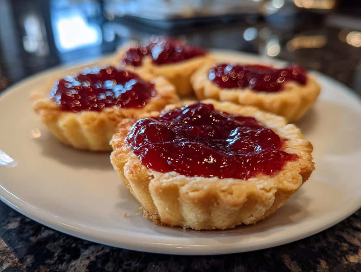 Mini jam tartlets