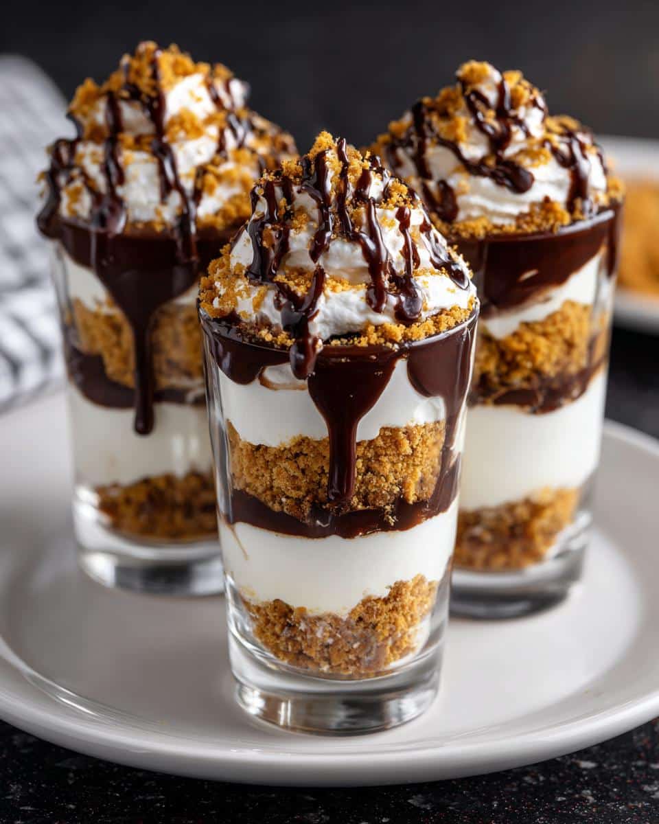 Mini layered dessert shots - detail 1