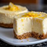 Mini lemon cheesecake