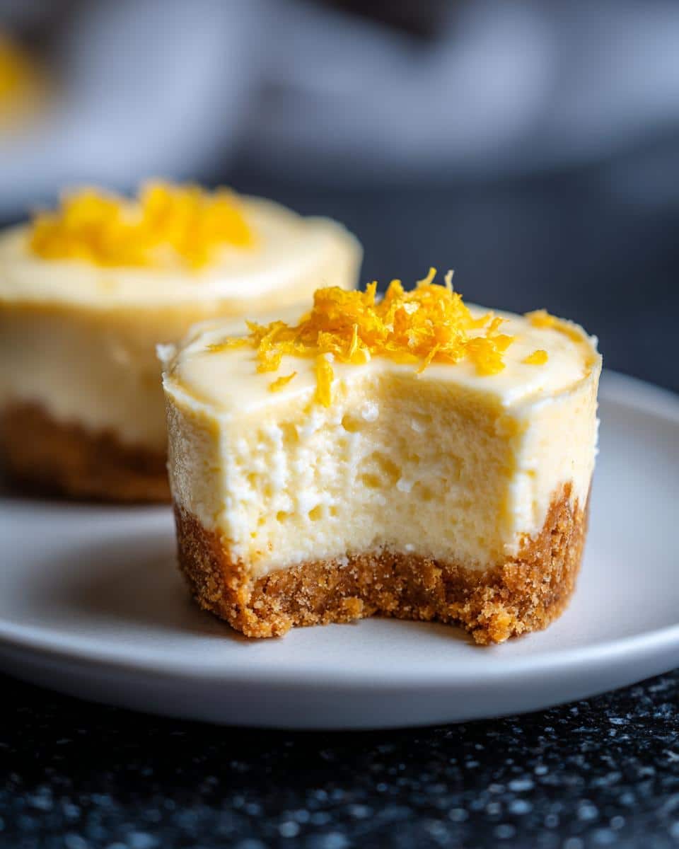 Mini lemon cheesecake - detail 4