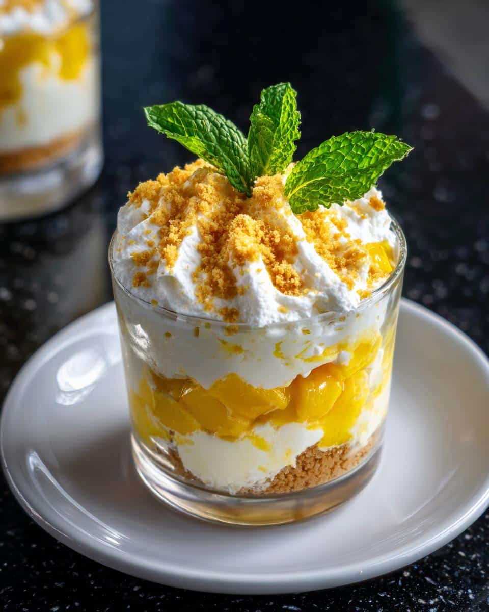 Mini mango dessert cups - detail 3