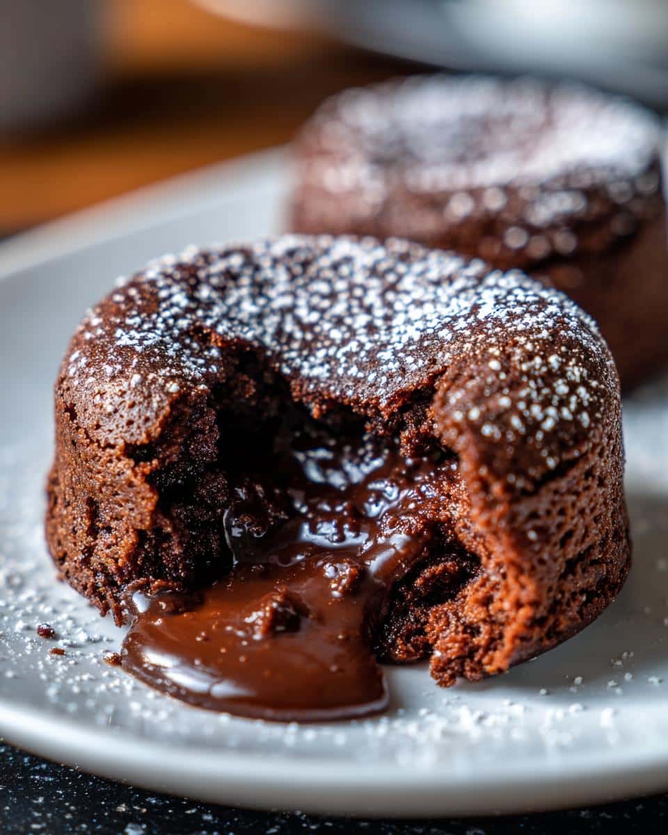 Mini molten lava cakes - detail 2