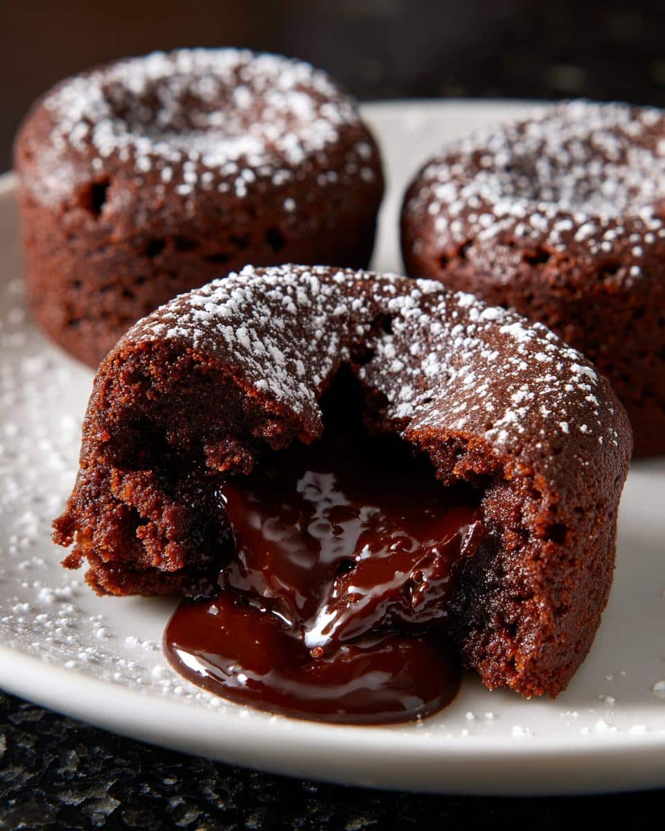 Mini molten lava cakes - detail 3
