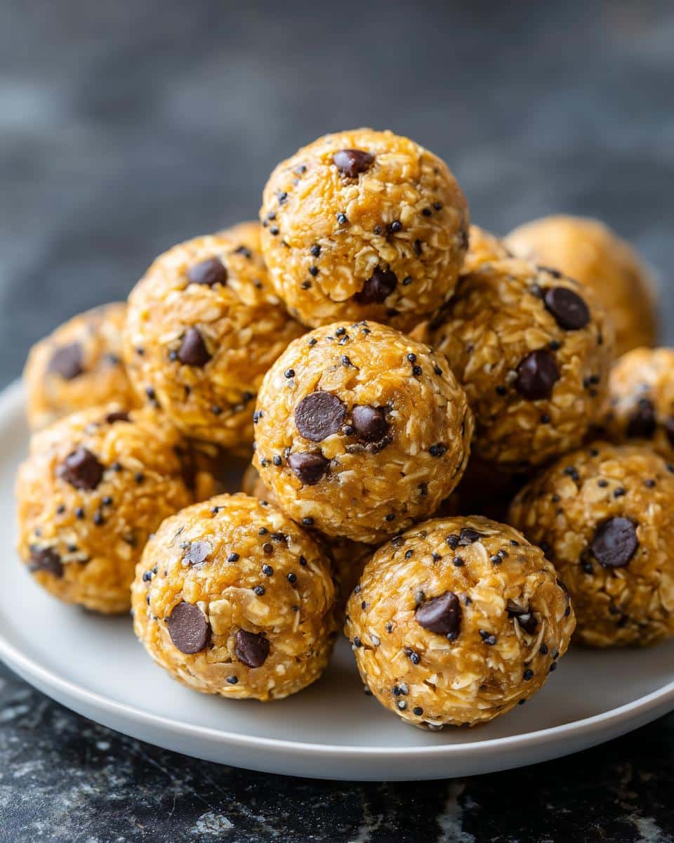 Mini peanut butter oat bites - detail 3