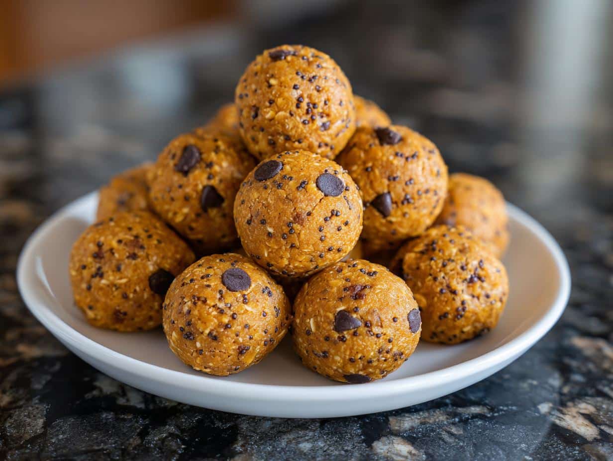 Mini peanut butter oat bites