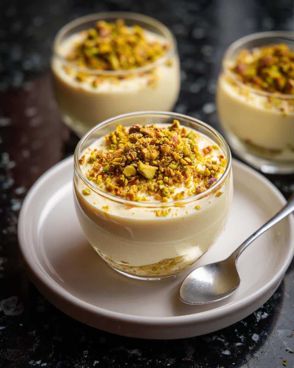 Mini pistachio dessert cups - detail 2