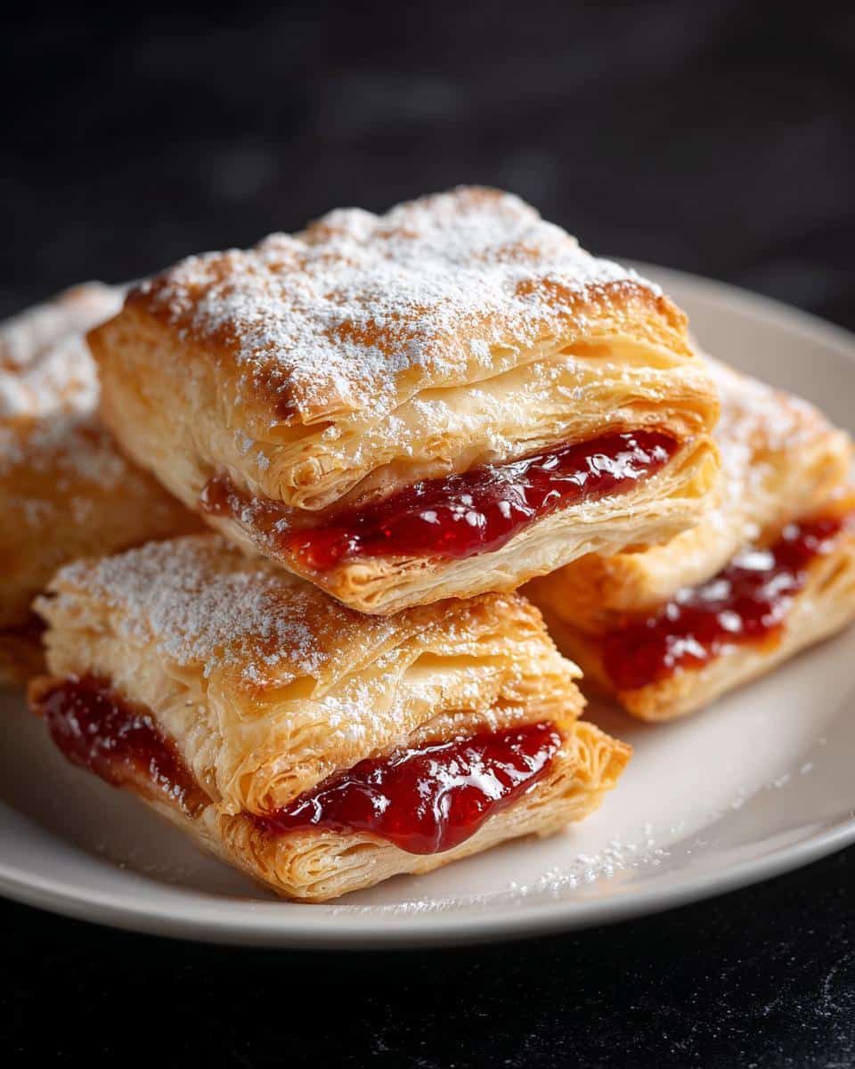 Mini puff pastry desserts - detail 1