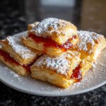Mini puff pastry desserts