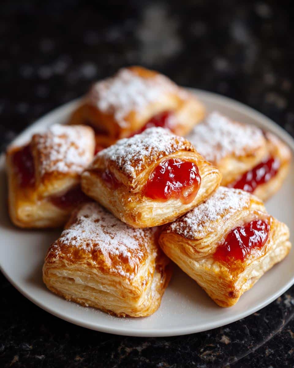 Mini puff pastry desserts - detail 2